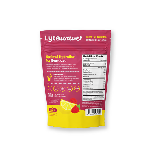 Lytewave Raspberry Lemonade Daily Hydration 15 Pack